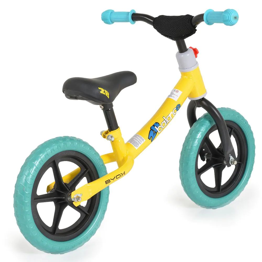 Bicicleta fara pedale unisex 12 inch Byox 2B Balanced galbena - poza 3