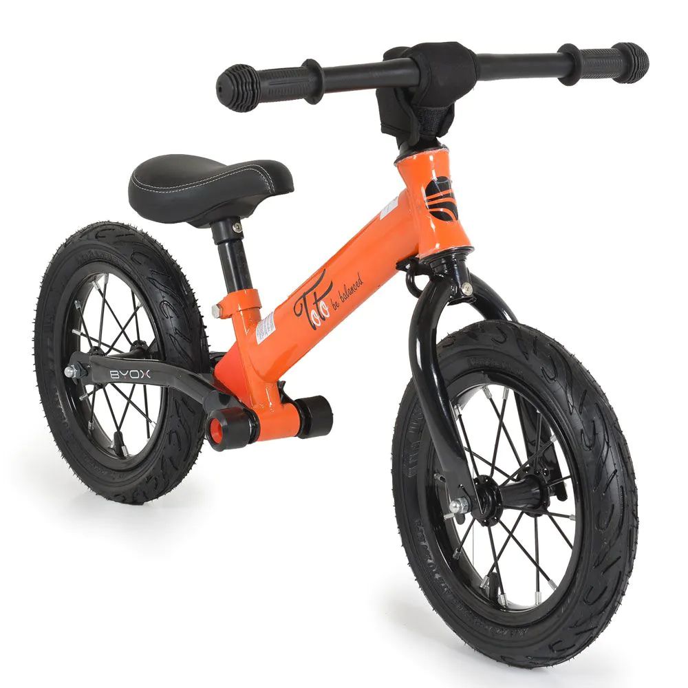 Bicicleta fara pedale unisex 12 inch Byox Toto Orange - poza 1