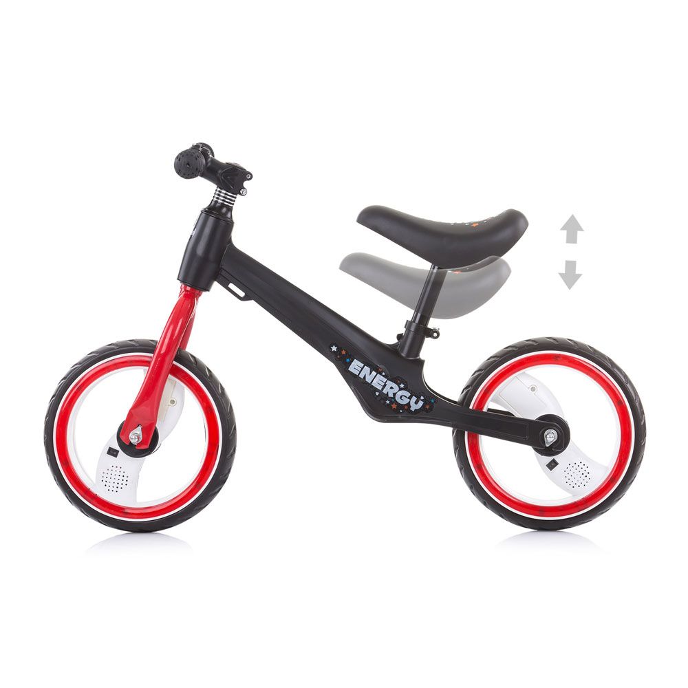 Bicicleta fara pedale unisex 12 inch Chipolino Energy Balancing Rosu - poza 3