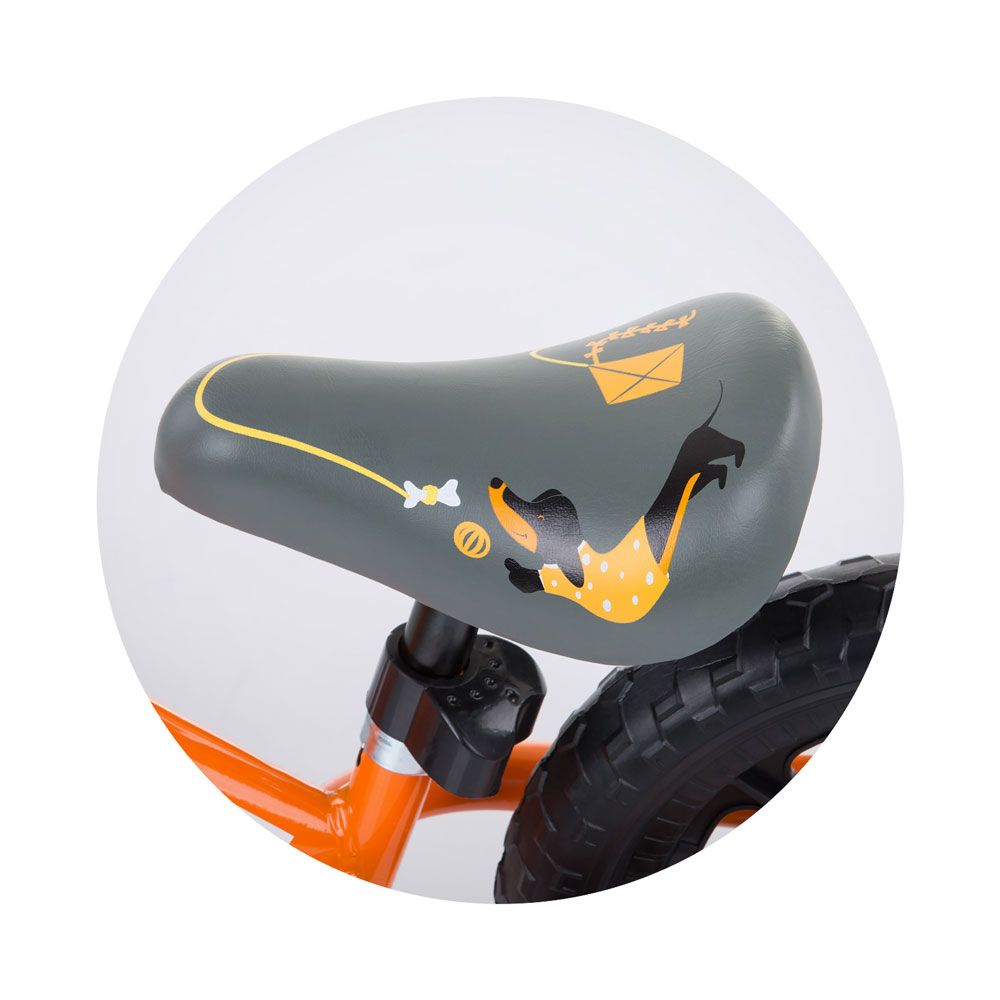 Bicicleta fara pedale unisex 12 inch Chipolino Speed Balancing Portocaliu - poza 2
