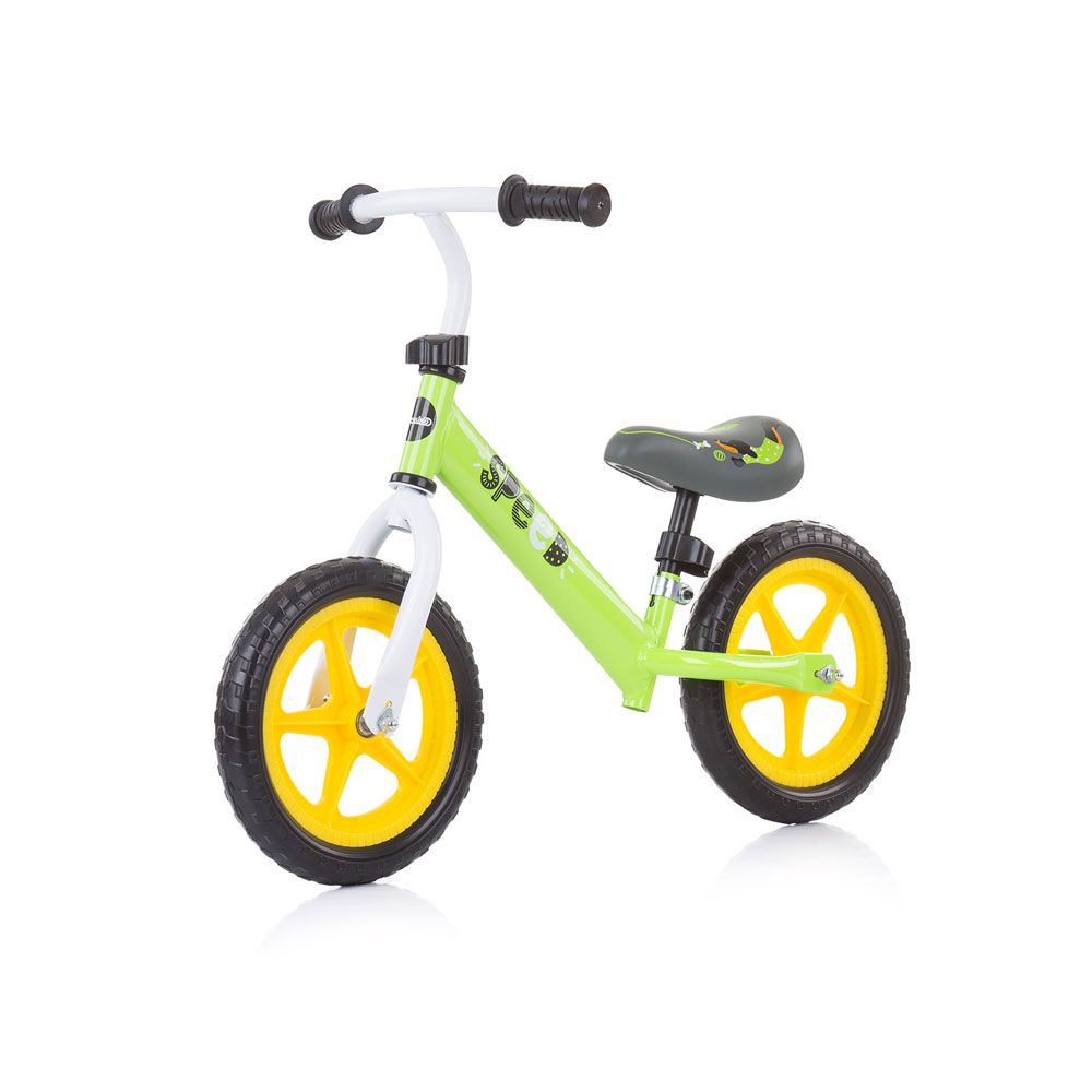 Bicicleta fara pedale unisex 12 inch Chipolino Speed Balancing Verde - poza 1