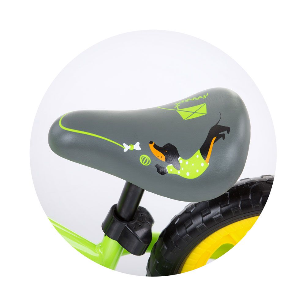 Bicicleta fara pedale unisex 12 inch Chipolino Speed Balancing Verde - poza 2