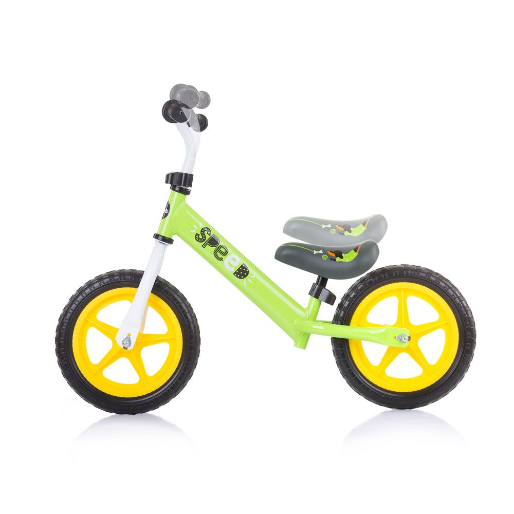 Bicicleta fara pedale unisex 12 inch Chipolino Speed Balancing Verde - poza 3