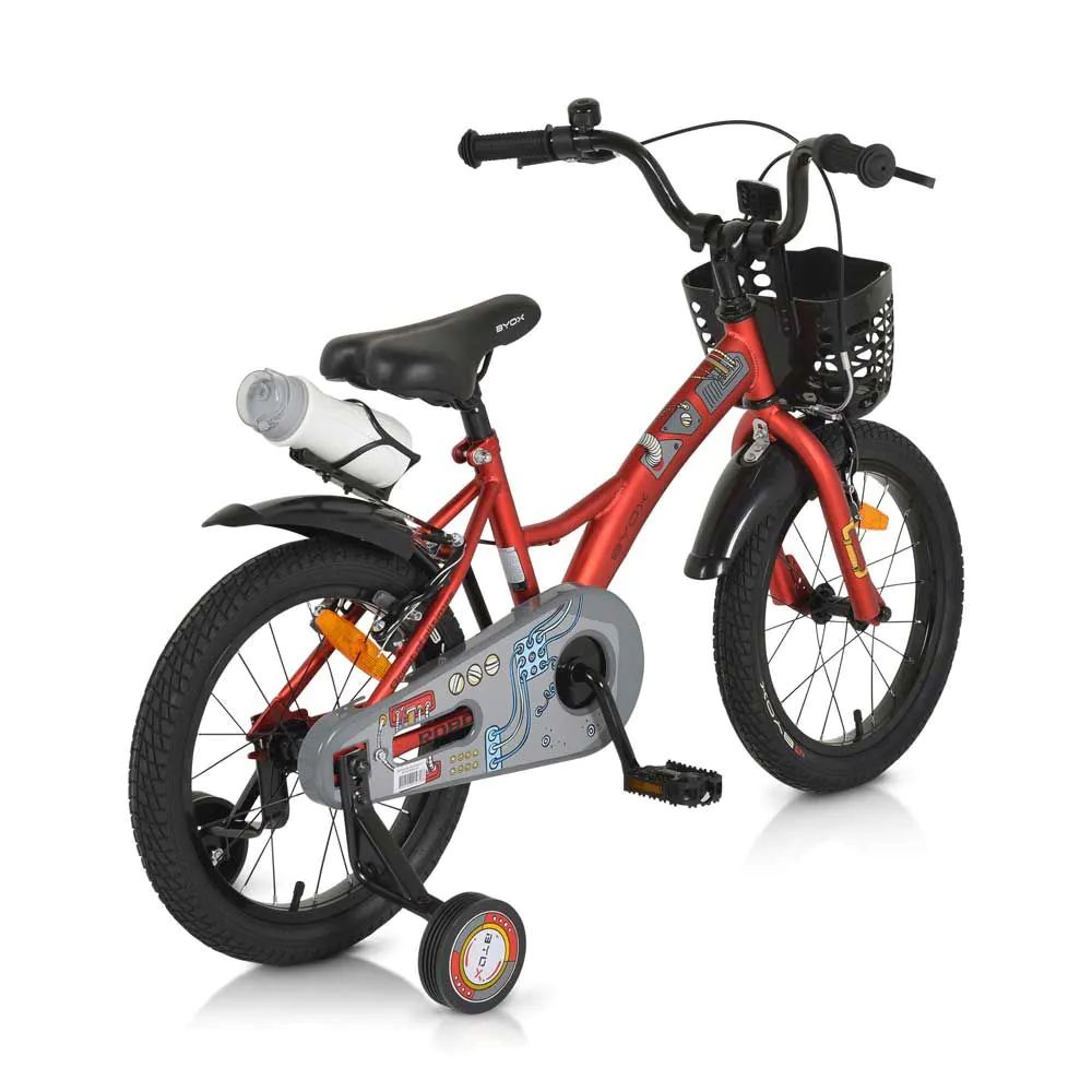 Bicicleta pentru baieti 16 inch Byox Robo Rosu - poza 3