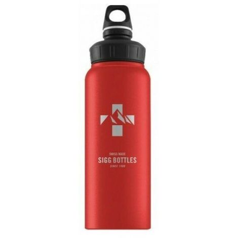 Bidon din aluminiu WMB Mountain Red Touch, 1l