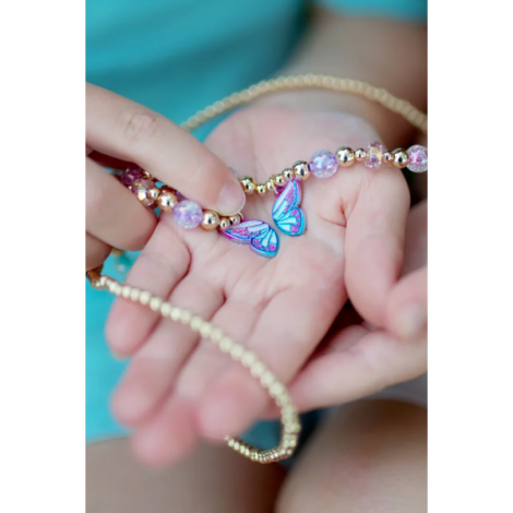 Bijuterii colier fluture bff 2 piese - poza 5