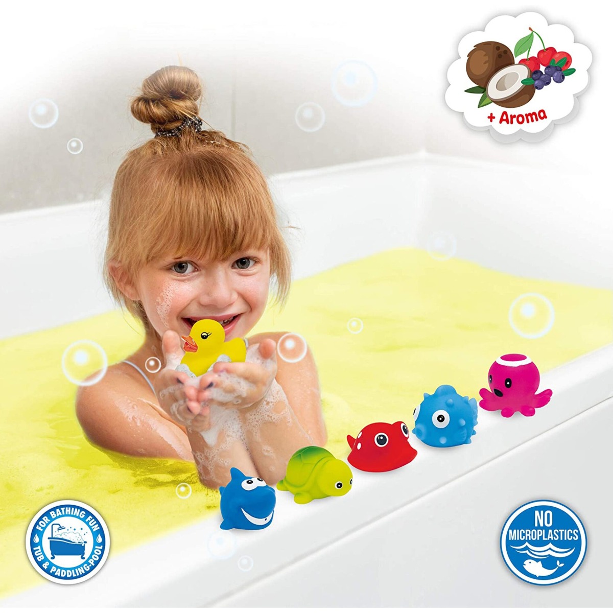 Bila efervescenta Inkee Craze cu jucarie de baie - poza 3