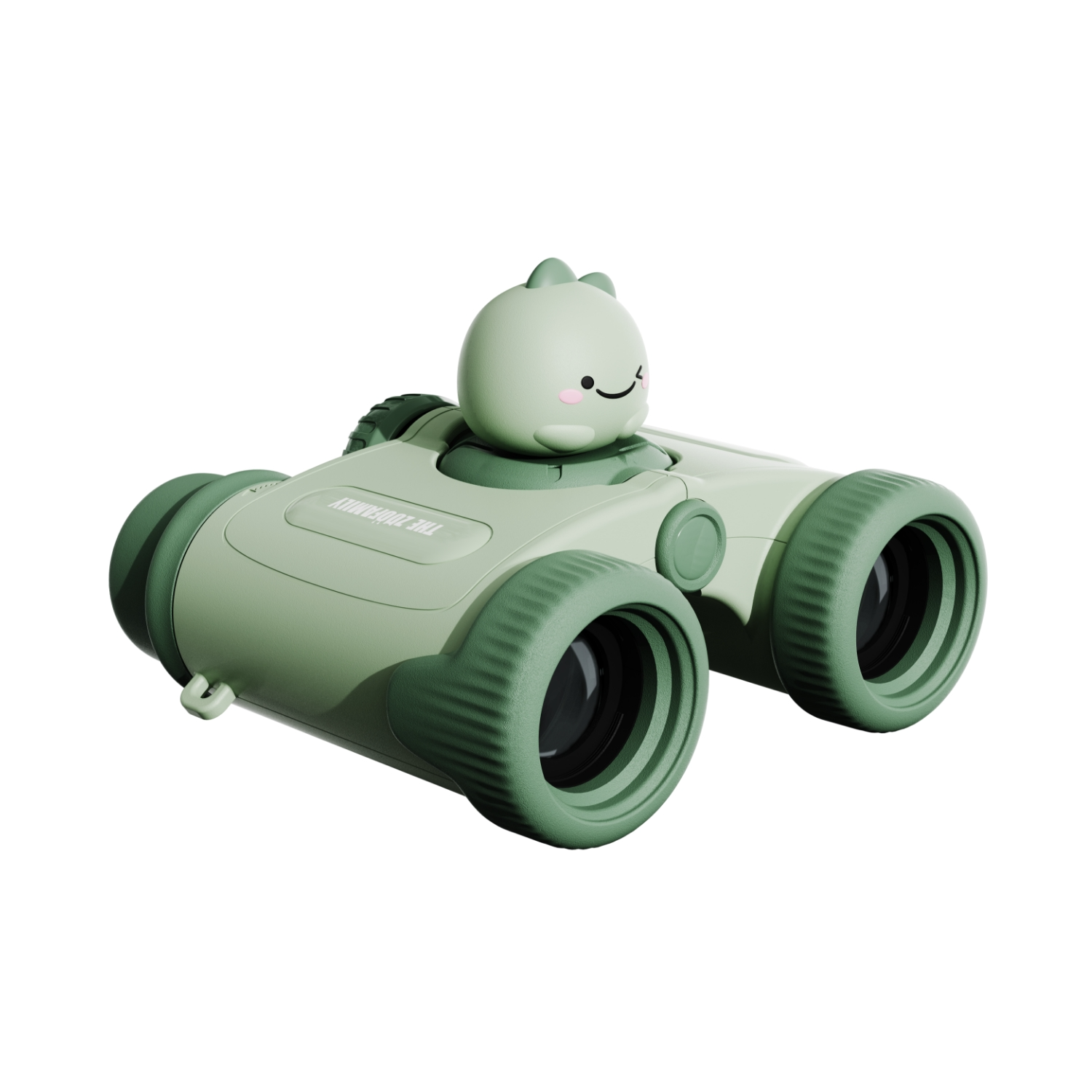 Binoclu silicon copii, 8x, Zoo eyes - Dino