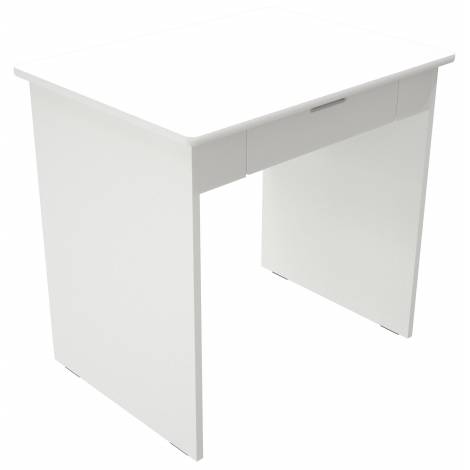 Birou cu sertar Quadro alb - alb - poza 2