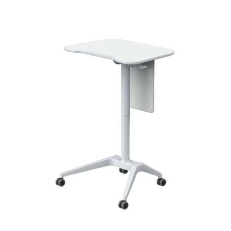 Birou ergonomic mobil potrivit si pentru lucrul stand in picioare, ajustabil pe inaltime 73.5-108 cm - poza 1