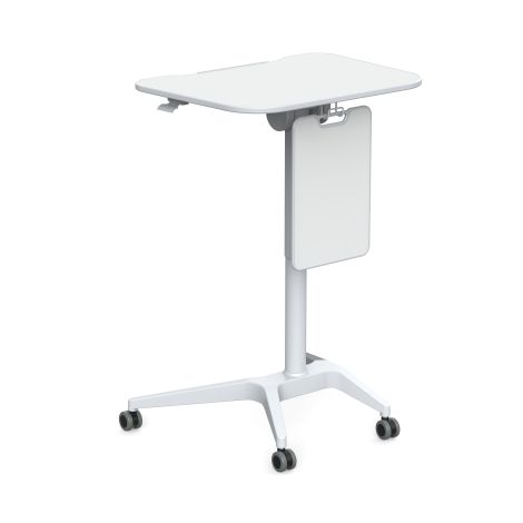 Birou ergonomic mobil potrivit si pentru lucrul stand in picioare, ajustabil pe inaltime 73.5-108 cm - poza 3