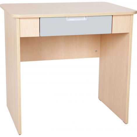 Birou Quadro cu sertar lat gri - poza 1