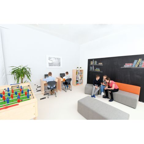 Birou Quadro cu sertar lat gri - poza 5