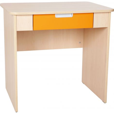 Birou Quadro cu sertar lat orange - poza 1