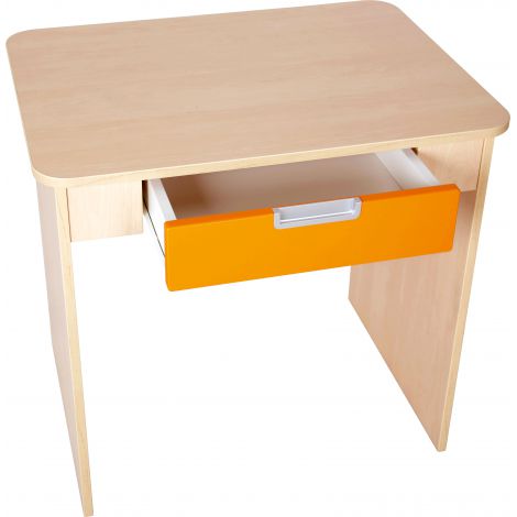 Birou Quadro cu sertar lat orange - poza 2