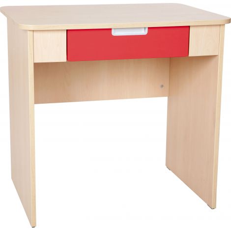 Birou Quadro cu sertar lat rosu - poza 1