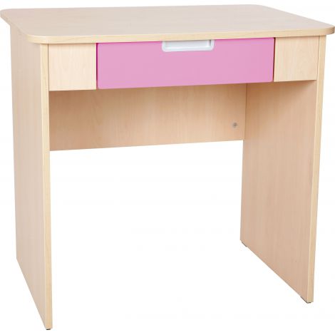 Birou Quadro cu sertar lat roz deschis - poza 1
