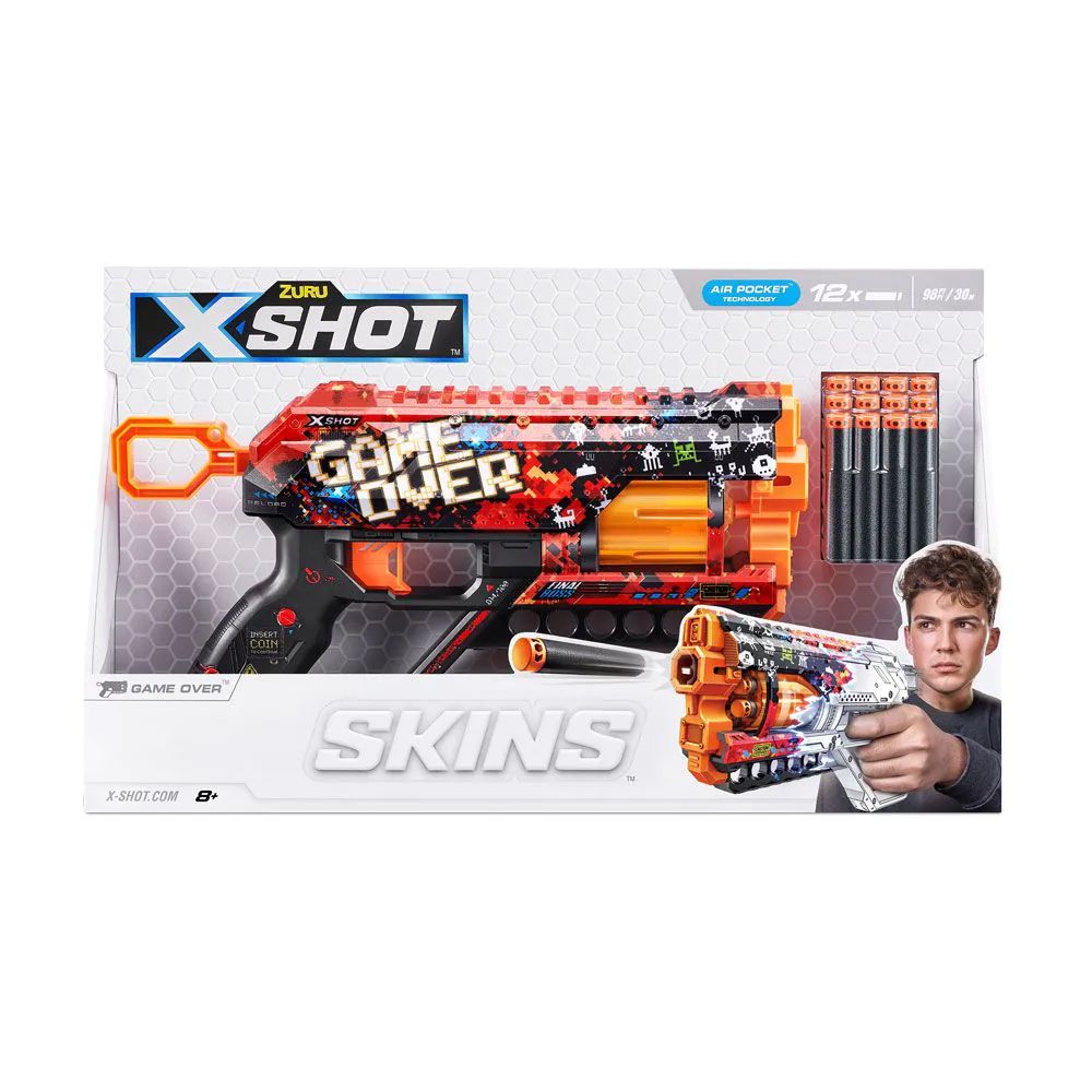 Blaster cu 12 proiectile moi X Shot Grieffer - poza 5