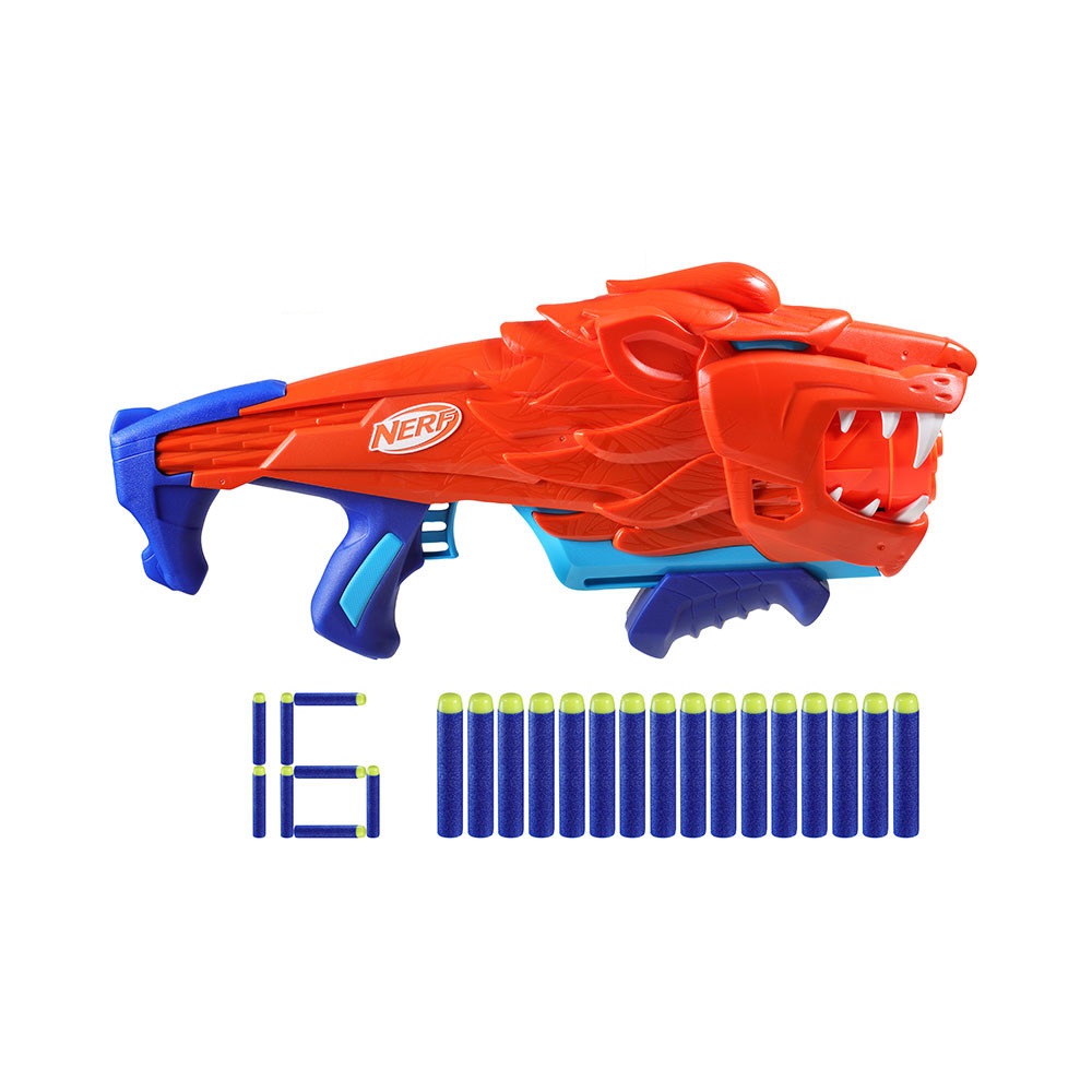 Blaster cu 16 proiectile Hasbro Nerf Lionfury - poza 1