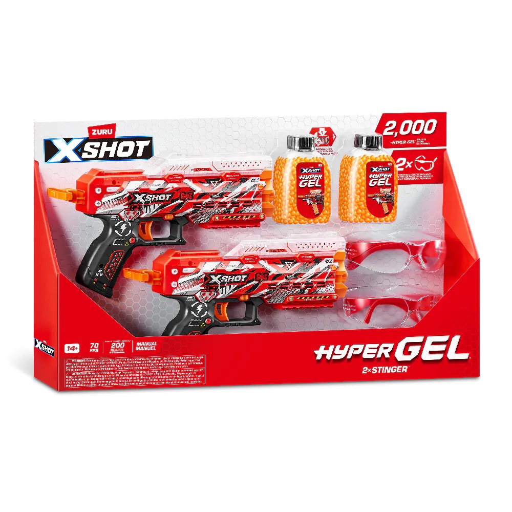 Blaster cu 2000 bile din gel Zuru X-Shot 2 X Stinger - poza 3