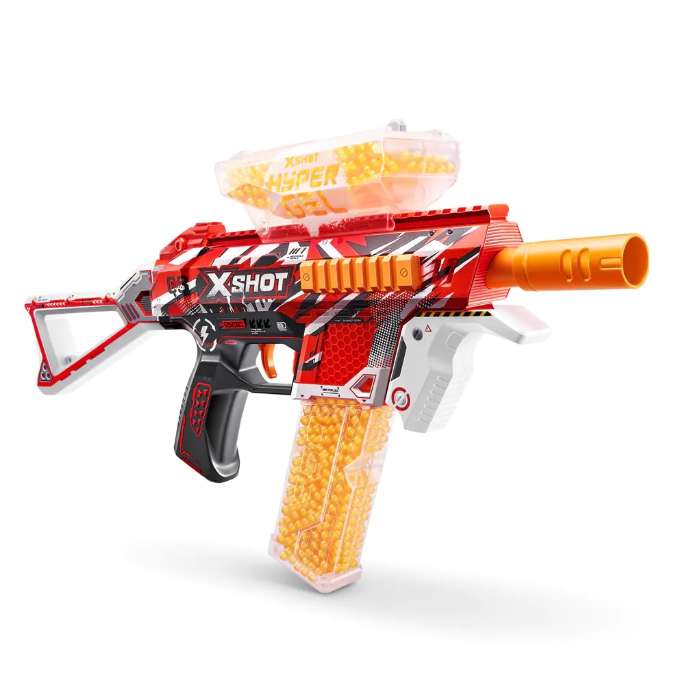 Blaster cu bile din gel si ochelari de protectie Zuru X Shot Hyper Gel Trace Fire - poza 1