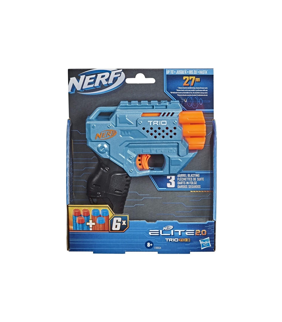 Blaster Hasbro Nerf Elite Trio TD-3 - poza 2
