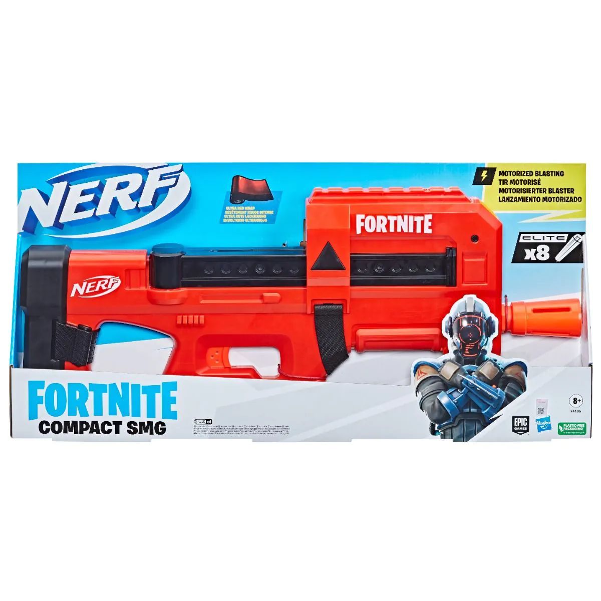 Blaster Hasbro Nerf Fortnite Compact SMG - poza 2