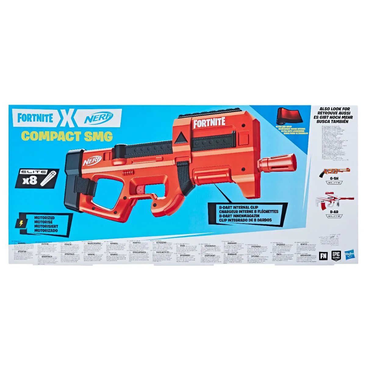 Blaster Hasbro Nerf Fortnite Compact SMG - poza 3
