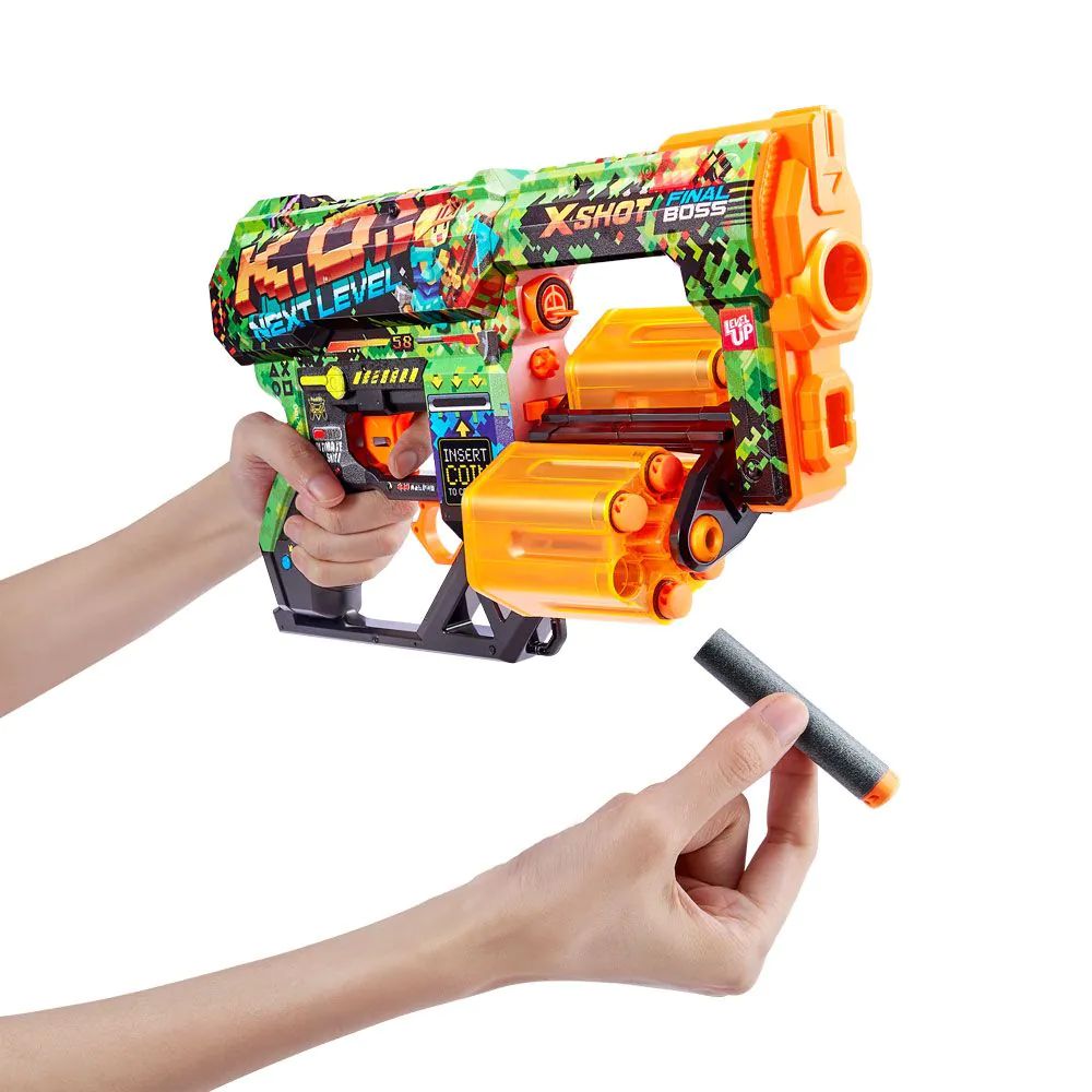 Blaster X-Shot Skins Dread cu 12 proiectile moi - poza 3
