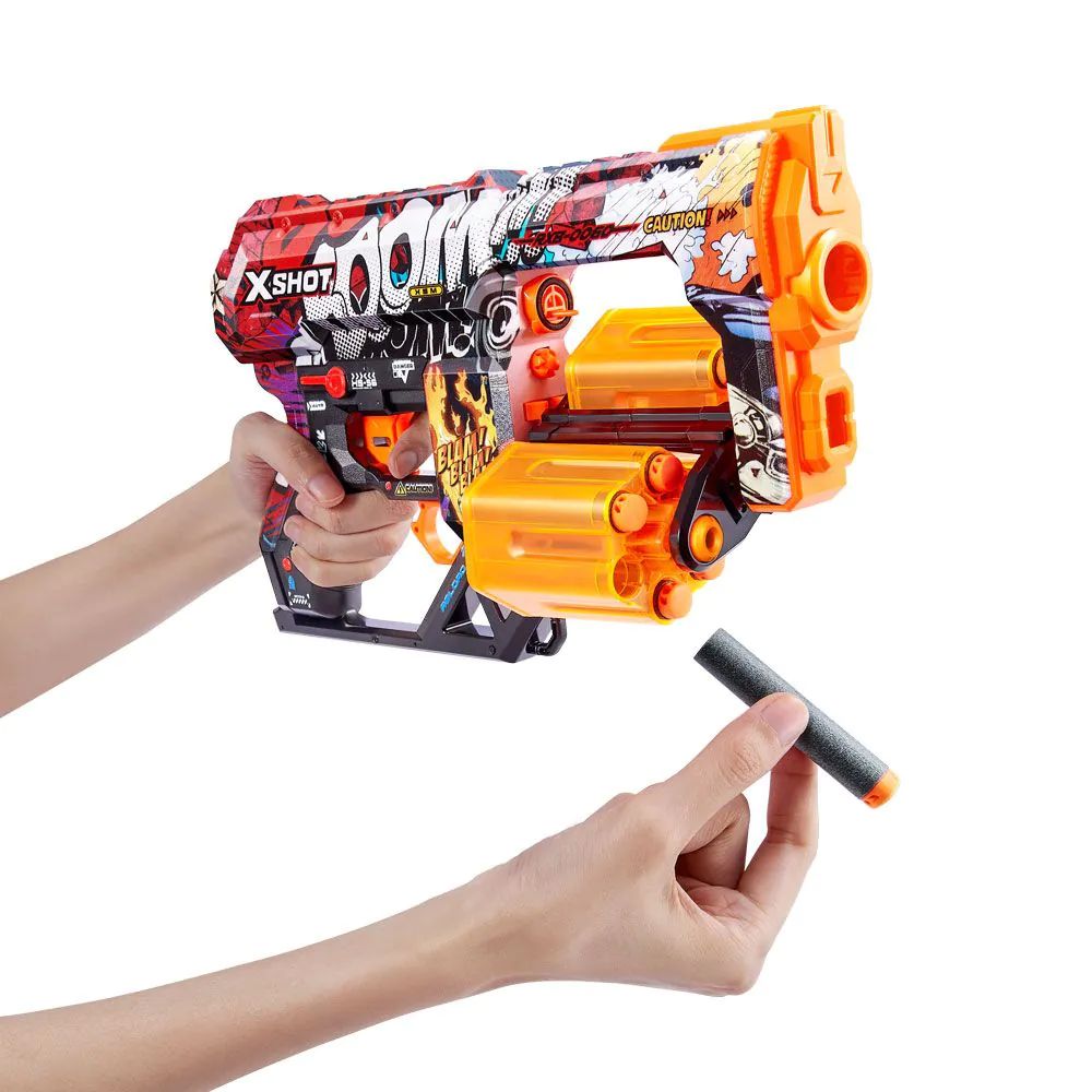 Blaster X-Shot Skins Dread cu 12 proiectile moi - poza 5
