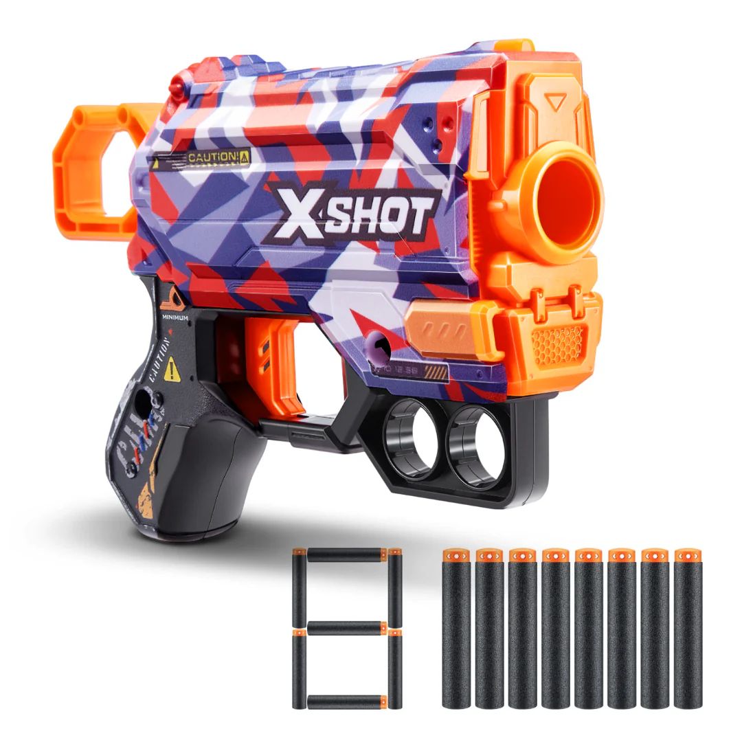 Blaster X-Shot Skins Menace cu 8 proiectile moi - poza 3