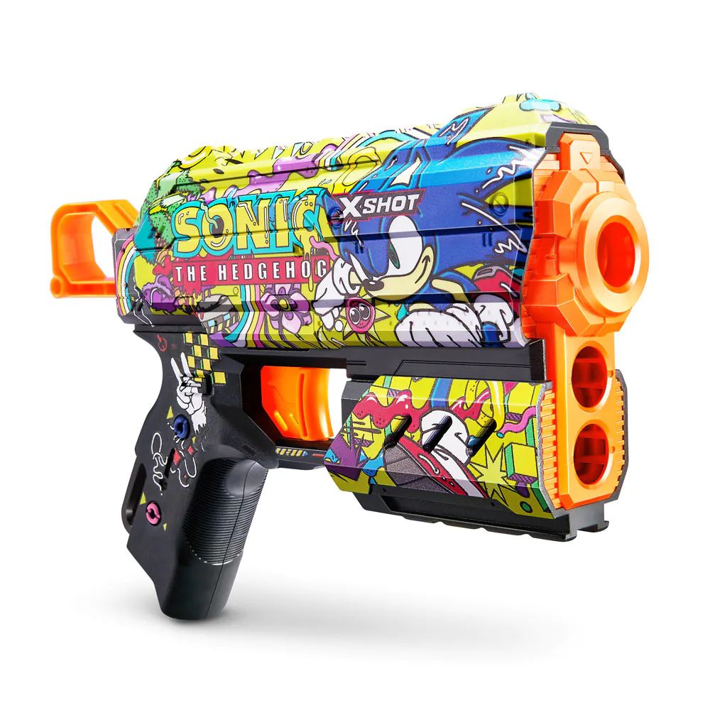 Blaster X Shot Sonic Flux cu 8 proiectile - poza 1