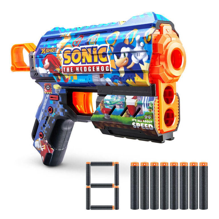 Blaster X Shot Sonic Flux cu 8 proiectile - poza 4