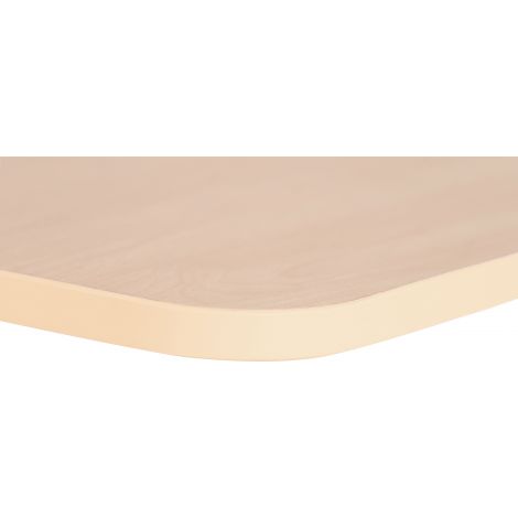 Blat de masa artar dreptunghiular Quadro cu cant bej - poza 3