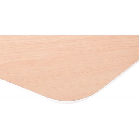 Blat de masa artar hexagonal Quadro cu cant alb - poza 2