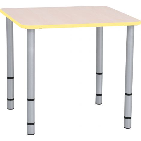Blat de masa artar patrat Quadro cu cant galben - poza 4