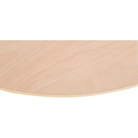 Blat de masa artar rotund Quadro cu cant bej - poza 2