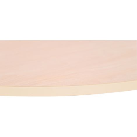 Blat de masa artar rotund Quadro cu cant bej - poza 3