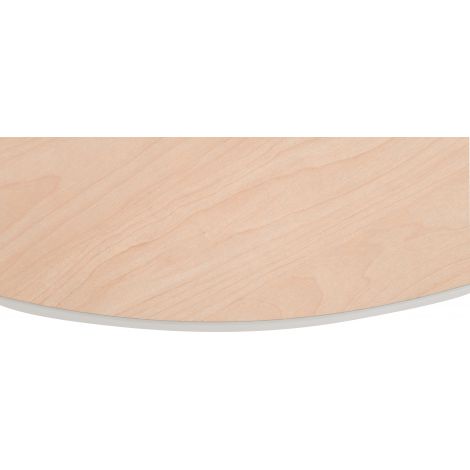 Blat de masa artar rotund Quadro cu cant gri - poza 2