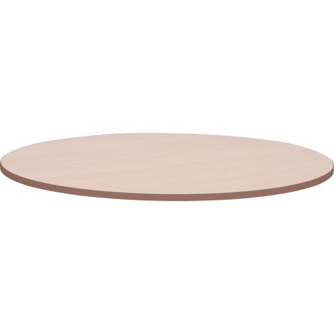Blat de masa artar rotund Quadro cu cant maro - poza 1