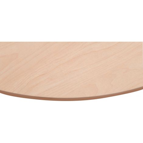 Blat de masa artar rotund Quadro cu cant maro - poza 2