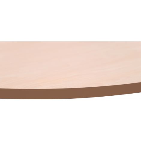 Blat de masa artar rotund Quadro cu cant maro - poza 3