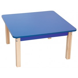 Blat masa - Patrat - Colorat - Albastru