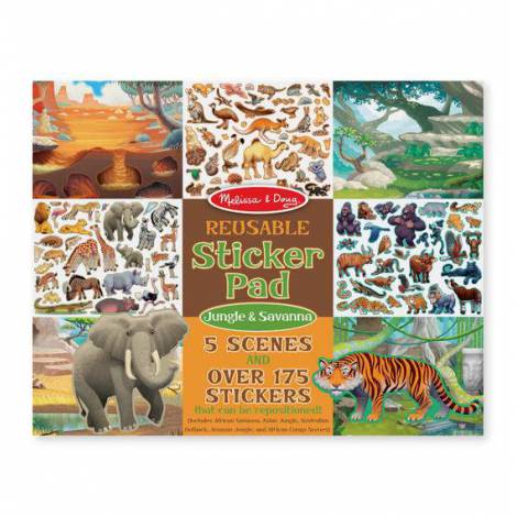 Bloc cu abtibilduri reutilizabile Jungla Melissa & Doug - poza 1
