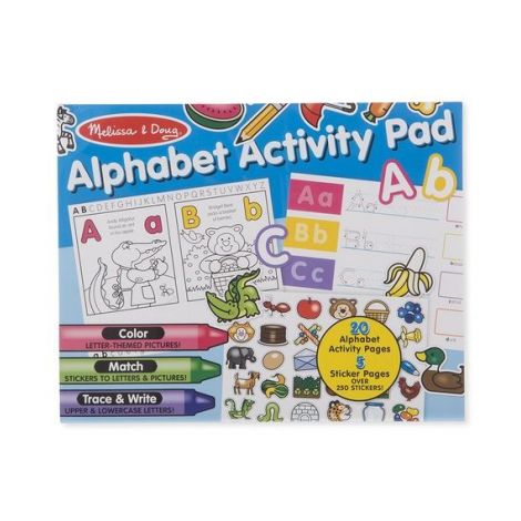 Bloc cu activitati Alfabetul in engleza Melissa and Doug