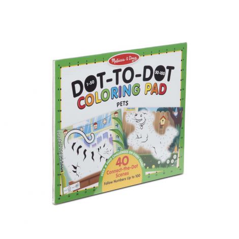Bloc cu desenat punct cu punct Animale si numere - Melissa and Doug - poza 3