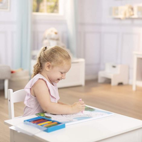 Bloc cu desenat punct cu punct Ferma si litere- Melissa And Doug - poza 3