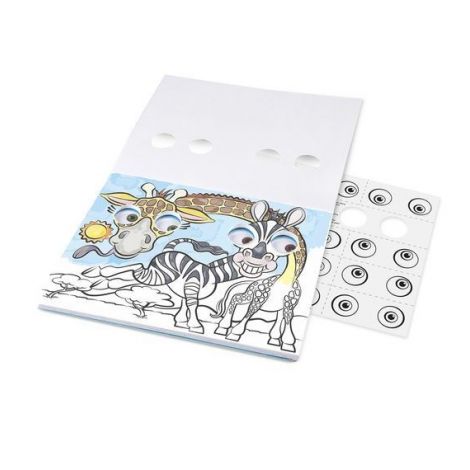 Bloc cu desene de colorat Animale Caraghioase Melissa and Doug - poza 1
