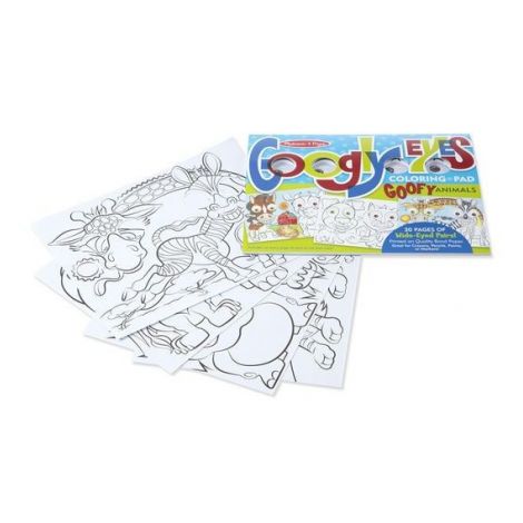Bloc cu desene de colorat Animale Caraghioase Melissa and Doug - poza 2