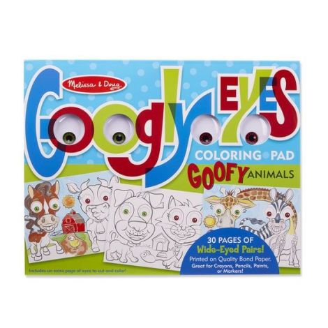Bloc cu desene de colorat Animale Caraghioase Melissa and Doug - poza 3